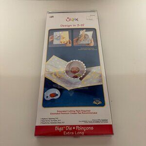 Sizzix Bigz Die Design In 3-D Extra Long Platform Spinning 656029 Card Making